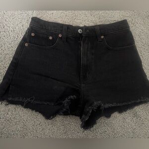 Abercrombie & Fitch Black High Rise Shorts